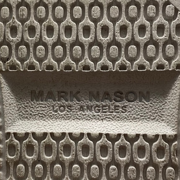 Mark Nason Black Leather & Calf Hair Lace Up Low Top Sneakers 222045 Size 9 - Picture 10 of 12